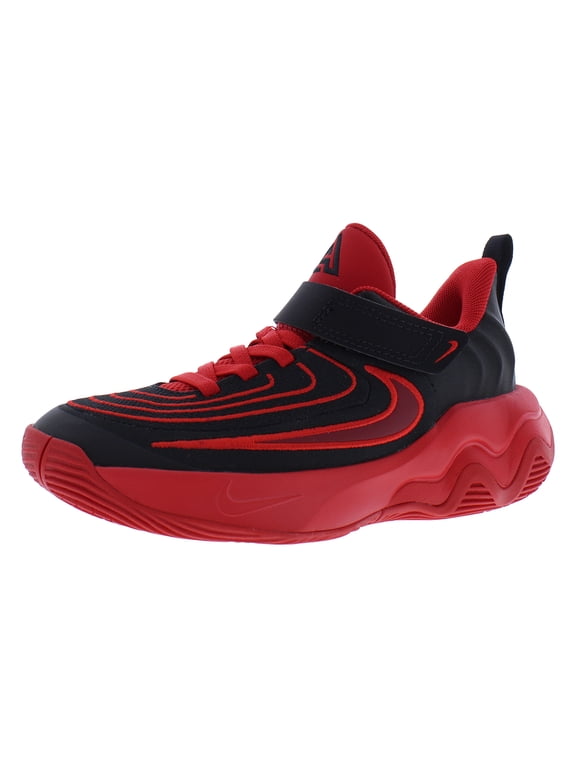Giannis Immortality 4 PS Boys Shoes Size 10, Color: Black/Team Red/University Red