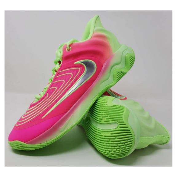Nike Giannis Immortality 4 Sneakers Men's, Lime Pink, Size 13