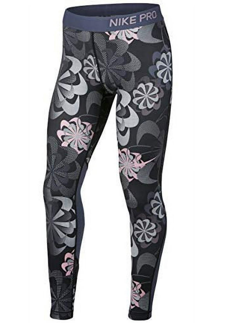 Nike Girl's Pro Printed Training Leggings X-Small 939005-010