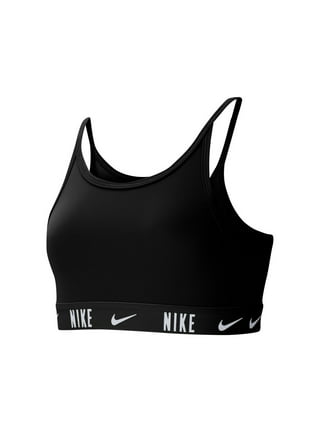 Nike Girls Big Girl's Classic Training Sports Bra Medium Black/Black/Black /White