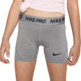thumbnail image 1 of Nike Girls Boyshorts Pro Carbon Heather Gray Medium AQ9040-091, 1 of 4