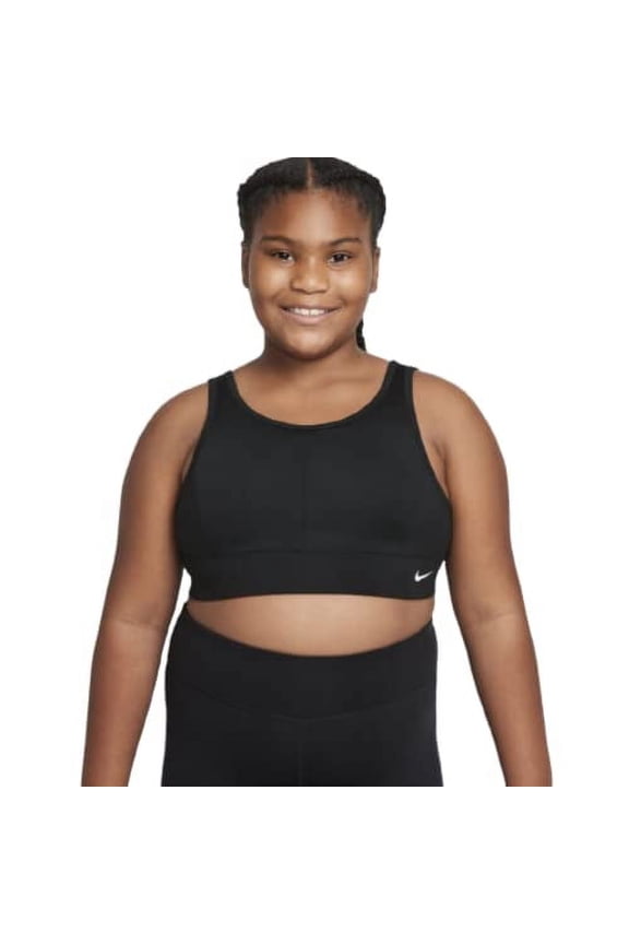 Girls Dri-FIT Swoosh Luxe Sports Bra Extended Size S+ Black DD9148-010