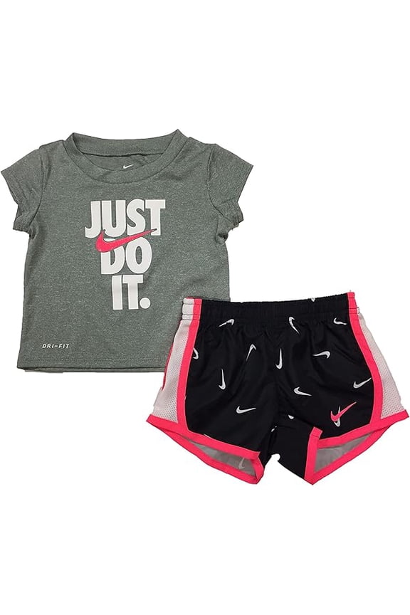 Girls' Just Do It 2-Piece Shorts Set Outfit Size 6