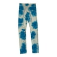 thumbnail image 1 of Nike Girls Leggings Blue White Medium Tight Fit Mid Rise Full Length DX5045-468, 1 of 1