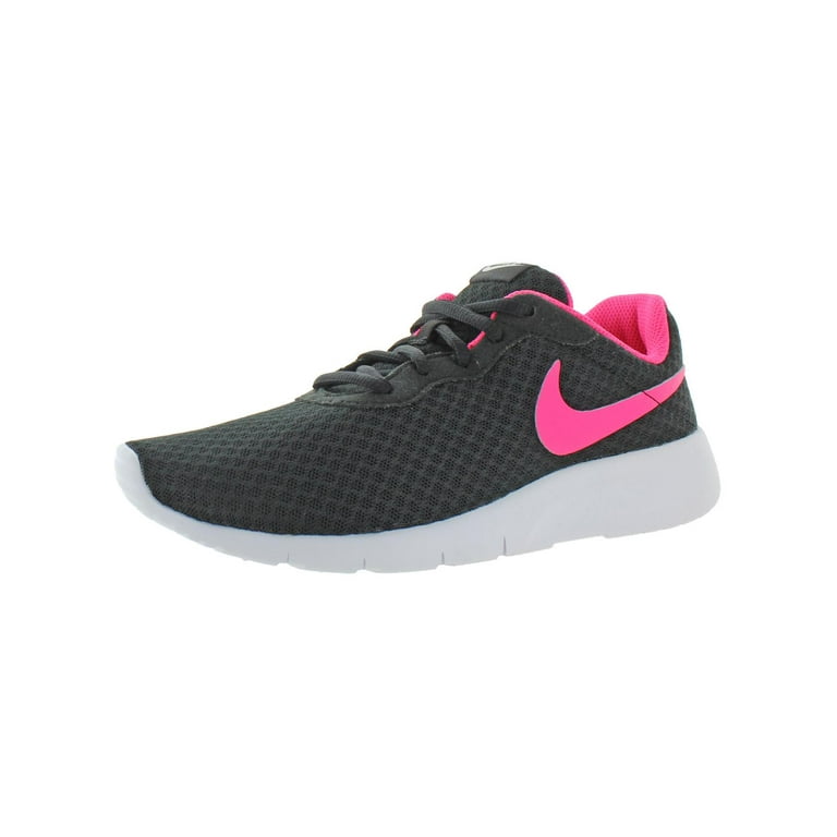 Nike Shoes Running Sport 5.5 Black Tanjun Trainers Kid Girls Big Medium (B,M)