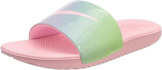 Glides Slide Sandals, Arctic Punch Blue, Size 5, Lightweight Comfort