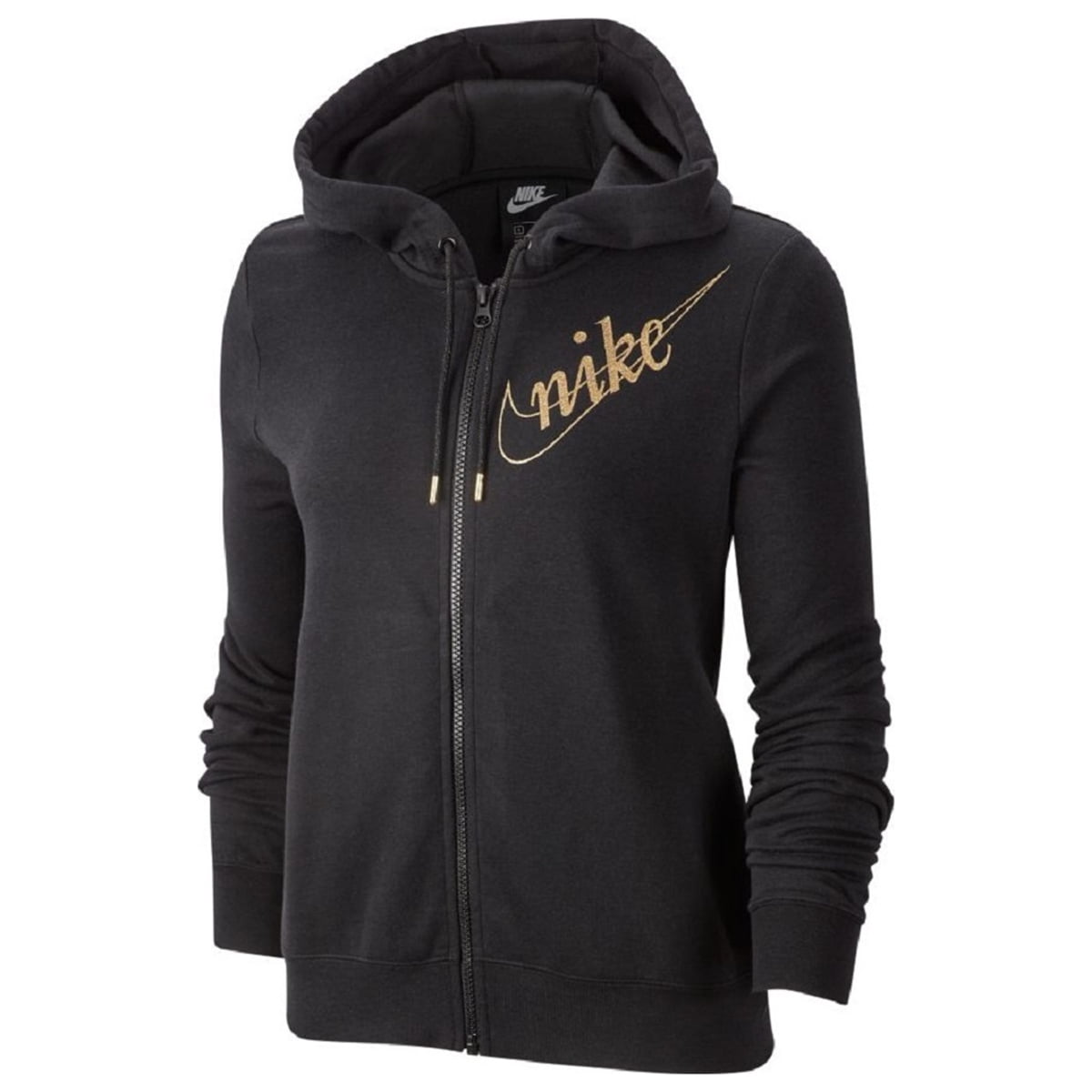 Nike Glitter Fleece Full Zip Hoodie Jacket Womens Style Bv4556 Walmart