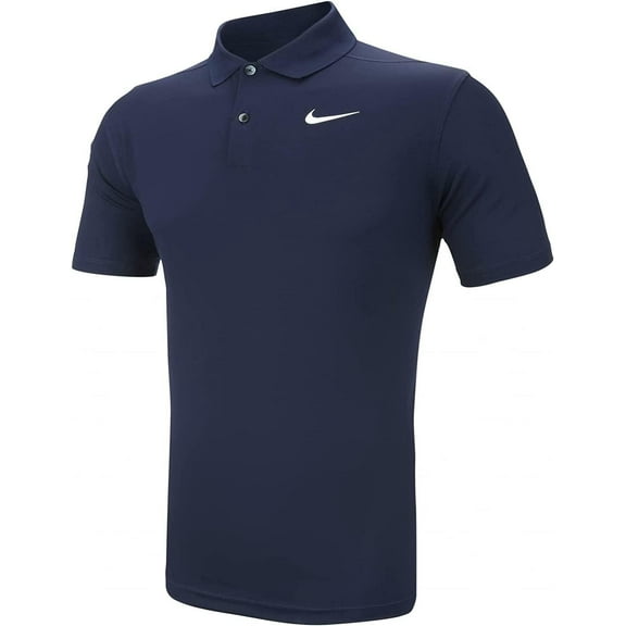 Nike Men's Nike Dri-fit Victory Polo, Obsidian/White, Small