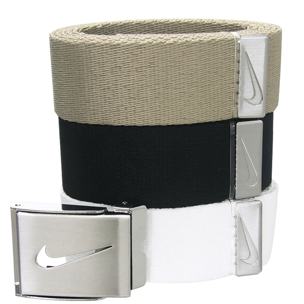 Nike Golf Men s 3 in 1 Web Belts One Size Fits Most