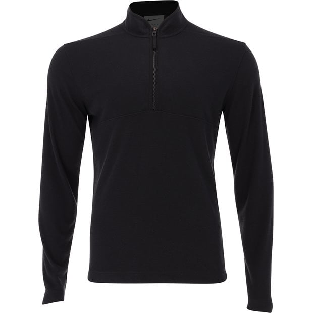 Nike Golf Nike Men's DriFIT Victory Half Zip Golf Pullover in Black