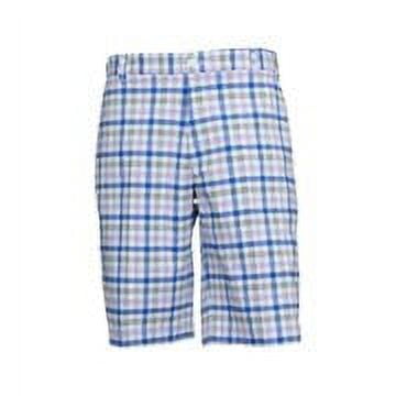Nike Golf Plaid Flat Front Walking Shorts (28, Light Purple)