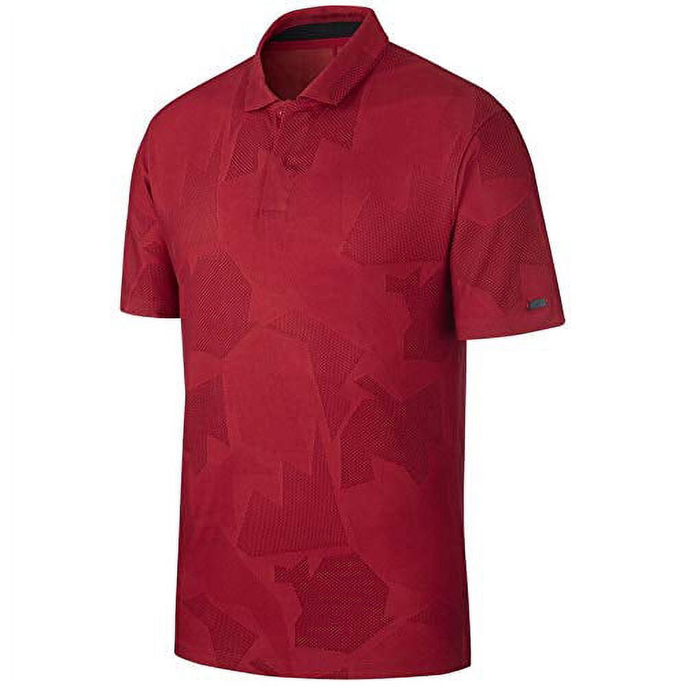nike red camo golf shirt