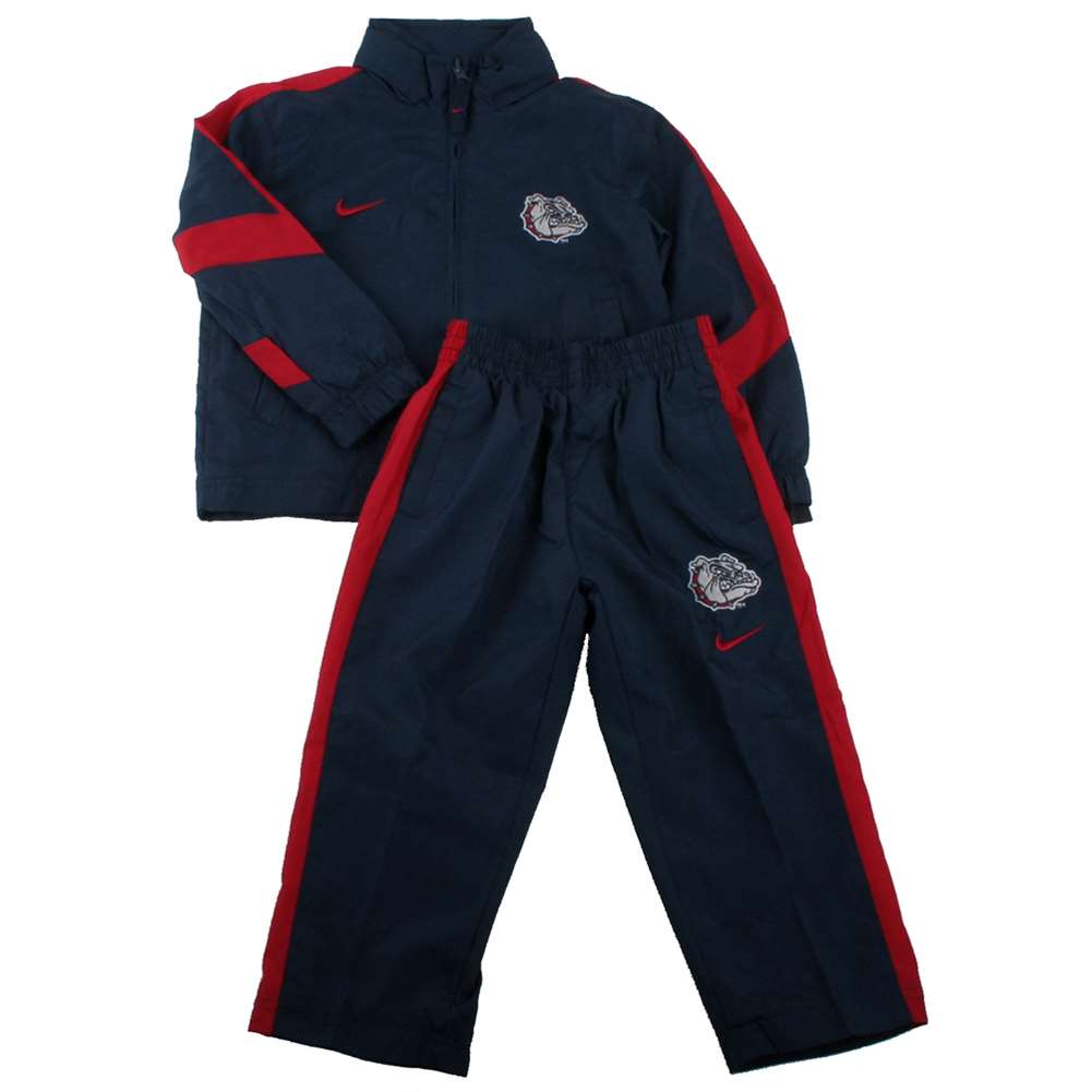 Nike Gonzaga Bulldogs Toddler Track Jacket and Pant Set photo 1