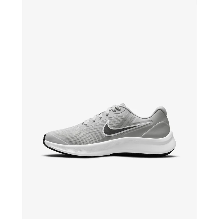 Nike Grade School Star Runner 3 Shoe Lt. Smoke Grey/Black-Smoke Grey  DA2776-005 Size 7 US