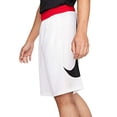 thumbnail image 1 of Nike HBR Basketball Shorts Dri-Fit Men's White Red Black CU4327-100 (M), 1 of 7