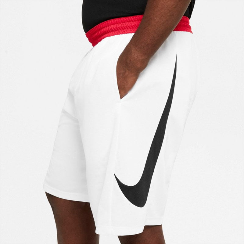 Nike HBR Basketball Shorts DriFit Men's White Red Black CU4327100 (XL