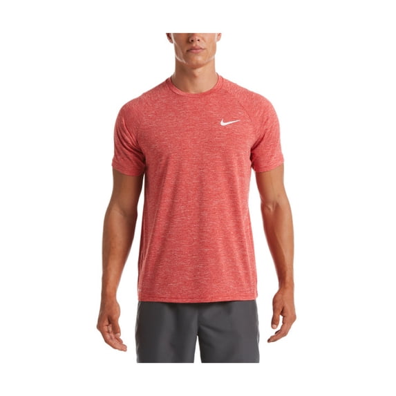 Nike Heather Short Sleeve Hydrogaurd Male (University Red, XX-Large)