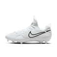 thumbnail image 1 of Nike Huarache 9 Varsity LAX Lacrosse Cleats Color: White/White/Black Size: 13, 1 of 1