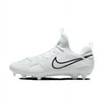 thumbnail image 1 of Nike Huarache 9 Varsity LAX Lacrosse Cleats Color: White/White/Black Size: 7, 1 of 1