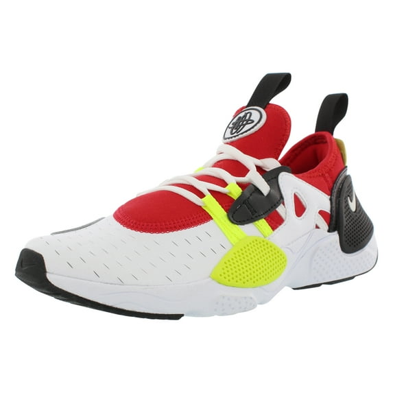 Nike Huarache E.D.G.E.Bg Boys Shoes Size 4, Color: White/Black/Volt