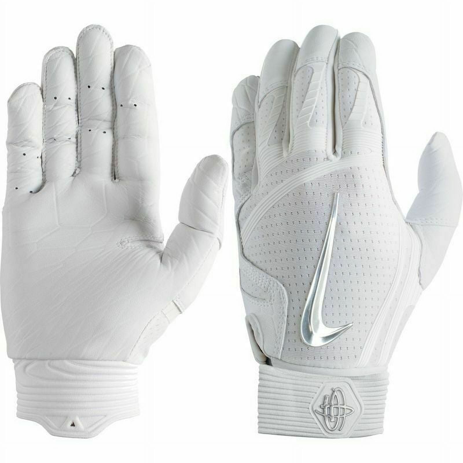 Nike Huarache Elite Batting baseball Gloves SMTH Palm Men's White
