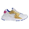 thumbnail image 1 of Nike Huarache Run (GS) Big Kids Shoes White/Metallic Gold/Racer Blue 654280-109, 1 of 6
