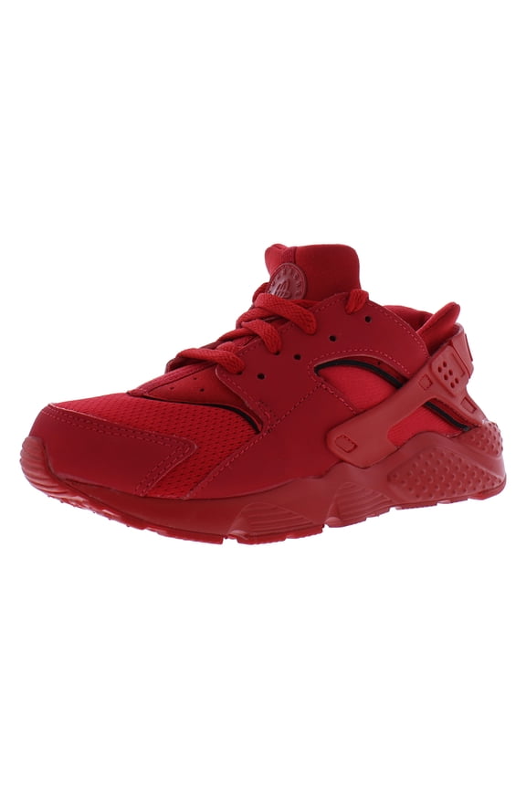 Huarache Run PS Boys Shoes Size 1, Color: University Red/University Red