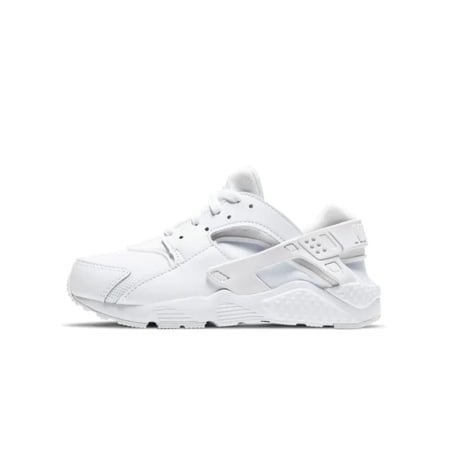 Nike Huarache Run Running Boys Shoes 2 Little Kid White