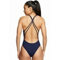 thumbnail image 1 of Nike Hydrastrong Ladies Solid Spiderback One Piece Swimsuit-Midnight Navy (Size 26), 1 of 3