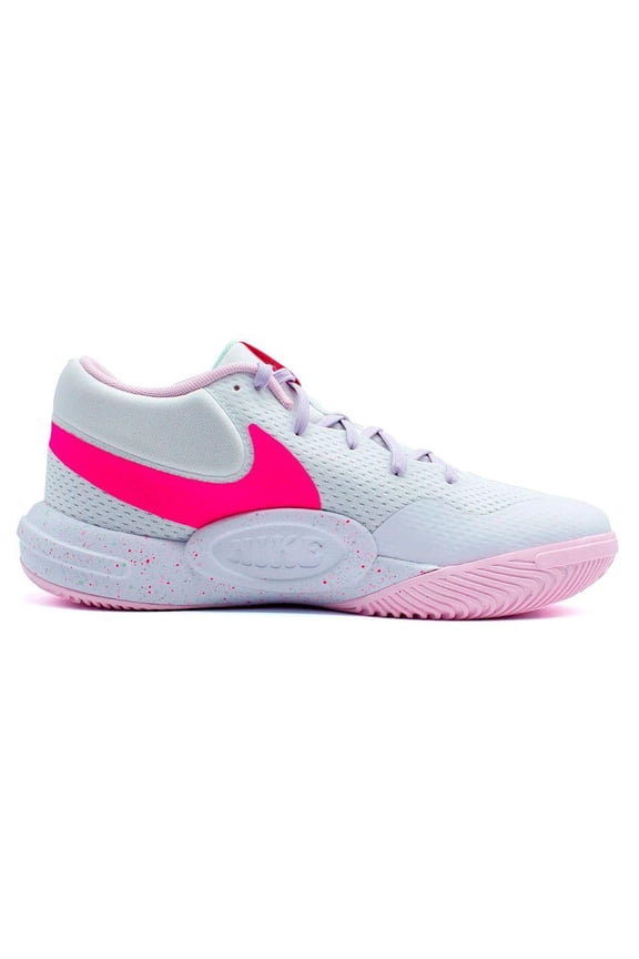 Hyperquick SE Volleyball Shoes HF3240-100, White/Violet Mist/Mint Foam/Pink Foam Size 12
