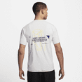 thumbnail image 1 of Nike Hyverse Men's Dri-FIT UV Short-Sleeve Versatile Top Color: Photon Dust/Deep Royal Blue Size: M, 1 of 1