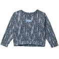 thumbnail image 1 of Nike Icon Clash Crew Sweatshirt (Little Kids) (Girls, Black, 6X Little Kid), 1 of 2
