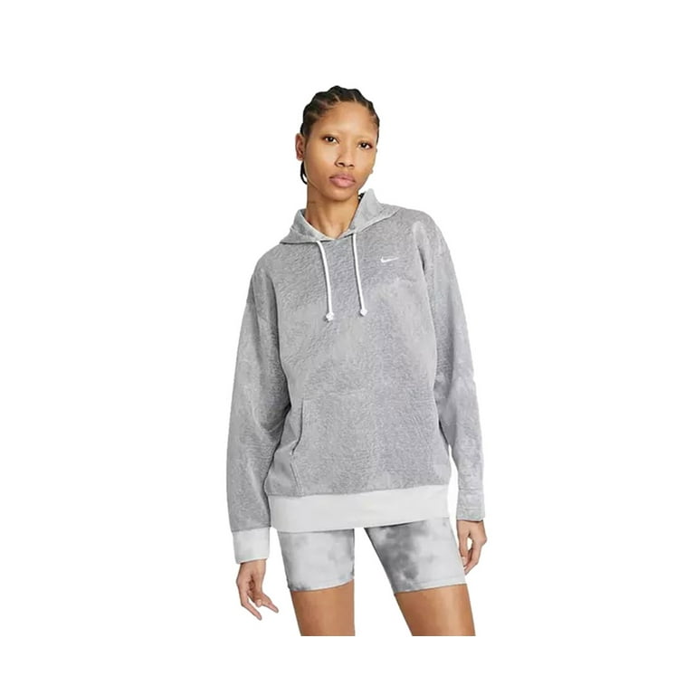 Nike Icon Clash Hoodie Womens Active Hoodies Size Xs Color Charcoal Grey White Walmart