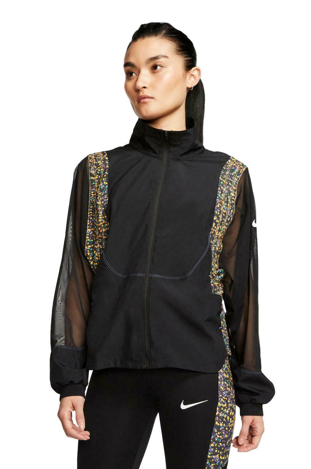 Nike Icon Clash Sheer Sleeve Packable Running Jacket CJ2433 010