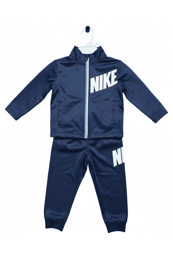 Infant Boys' 12-Month Dri-FIT Powder Play 2-Piece Tracksuit Set, Midnight Navy