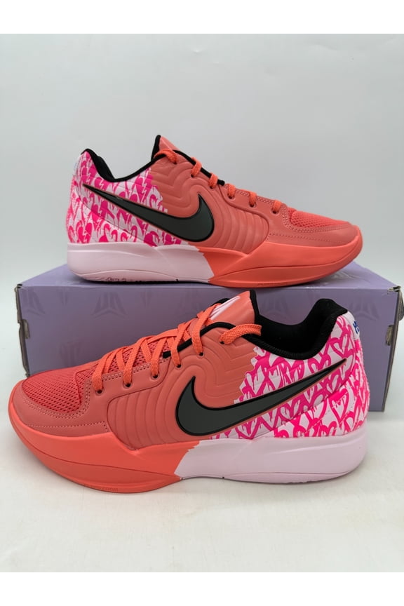 Ja 2 Men's Size 10 "Heart Eyes" Orange Pink Basketball Shoes IB5842 800