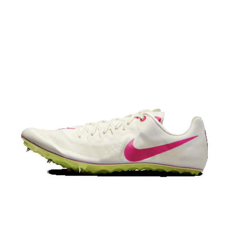 Nike Ja Fly 4 Track and Field Sprinting Spikes Color: Sail/Light Lemon Twist/Fierce Pink Size: M 9 / W 10.5