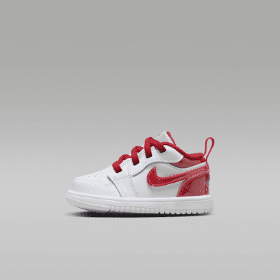 Toddler's Jordan 1 Low ALT SE Football Grey/University Red (FN9771 018) - 10