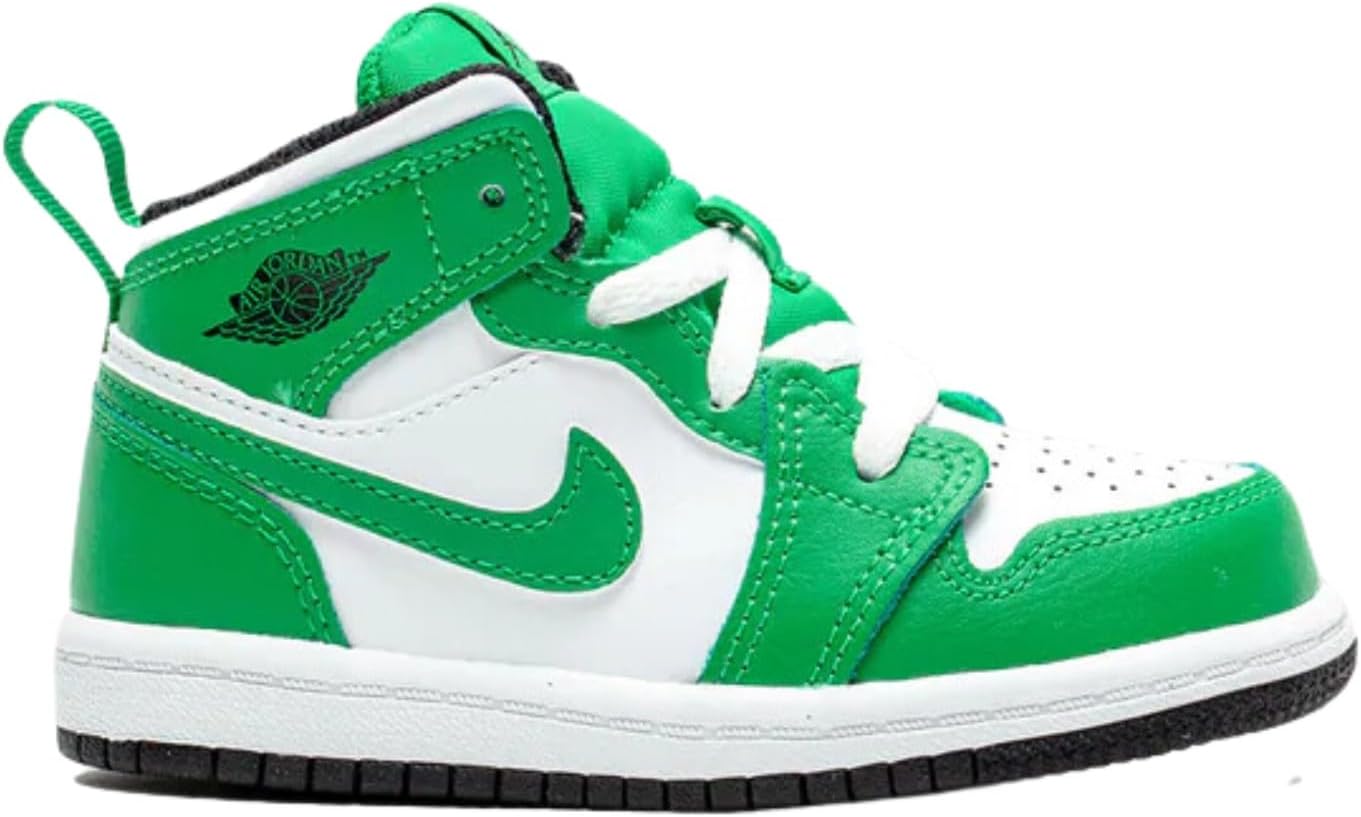 [DQ8425-301] Toddlers Air Jordan Retro 1 Mid 'Lucky Green' (TD)