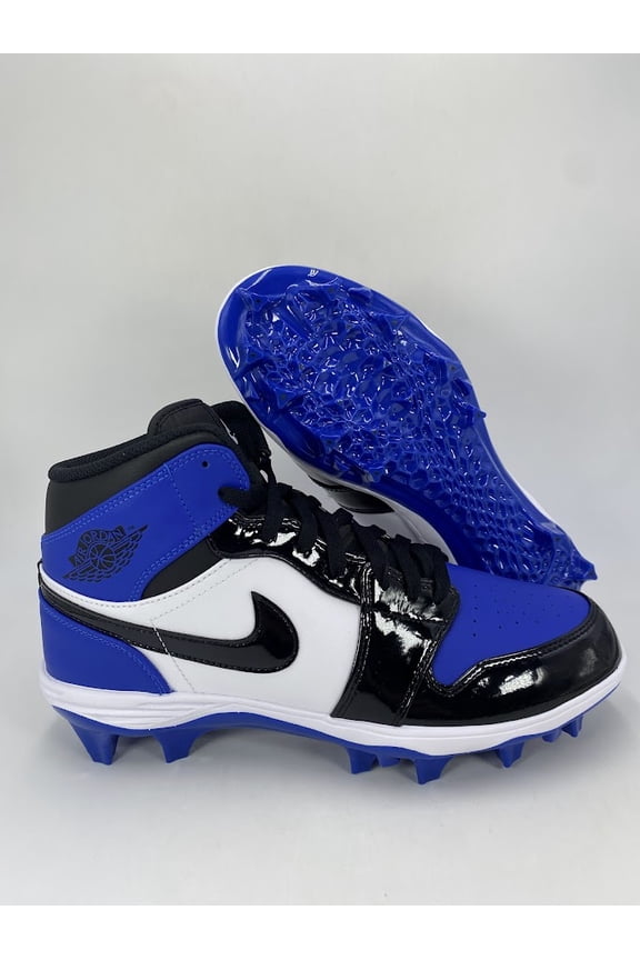 Jordan 1 Mid TD Game Royal Black White (FJ6805 401) Men's Size 9