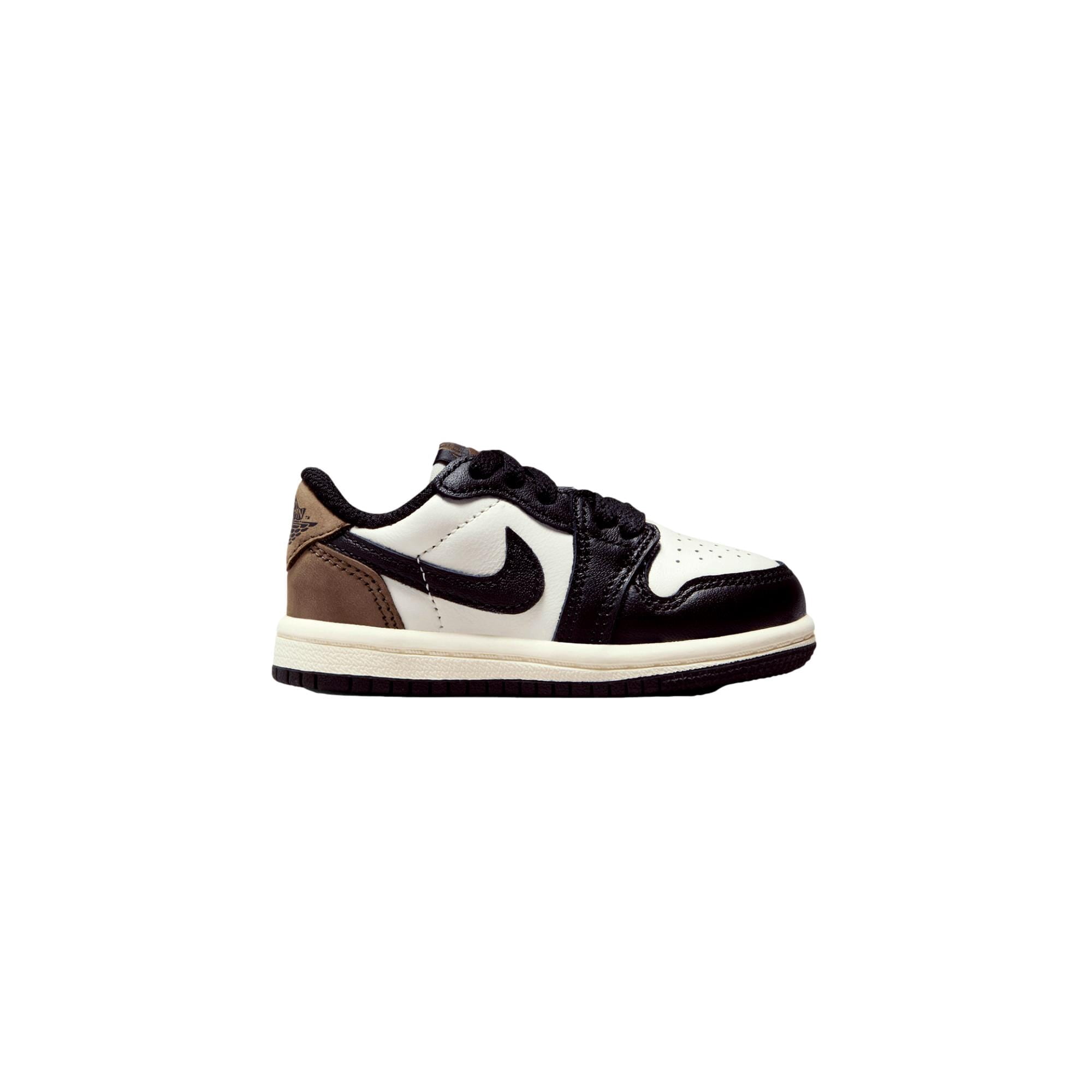 Jordan 1 Retro Low OG Sail/Black-Dark Mocha  FQ5435-102 Toddler Size 8
