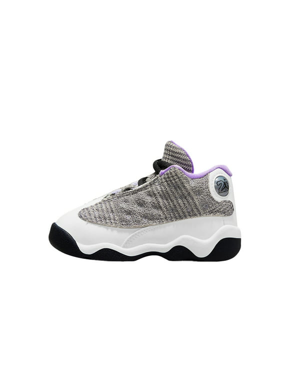 Nike Jordan 13 Retro Infant/Toddler Shoes Size 9, Color: Black/Lilac/White
