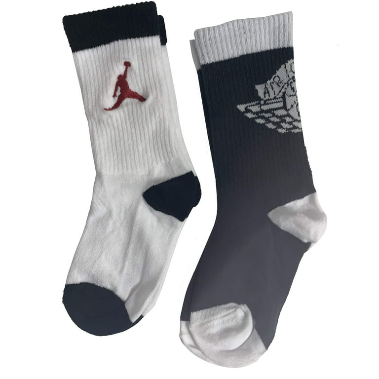 Gray jordan socks sales