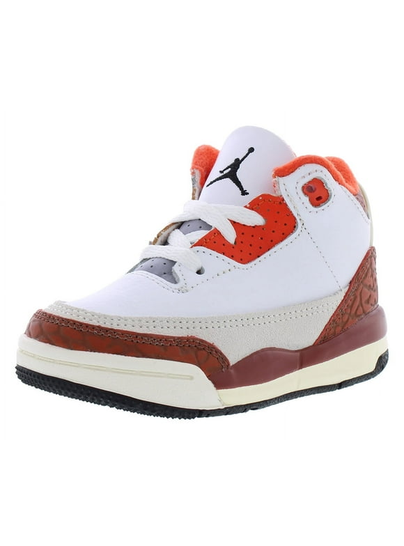 Jordan 3 Retro SE Infant/Toddler Shoes Size 5, Color: White/Black/Mars Stone