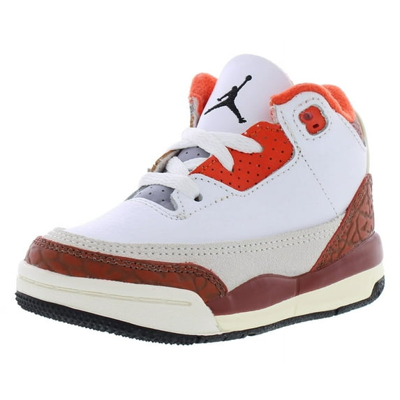 Nike Jordan 3 Retro Se Infant/Toddler Shoes Size 8, Color: White/Black/Mars Stone