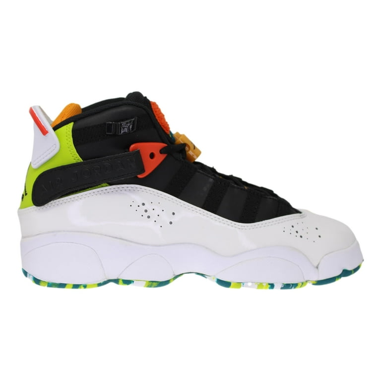 Jordan 6 rings black white red best sale