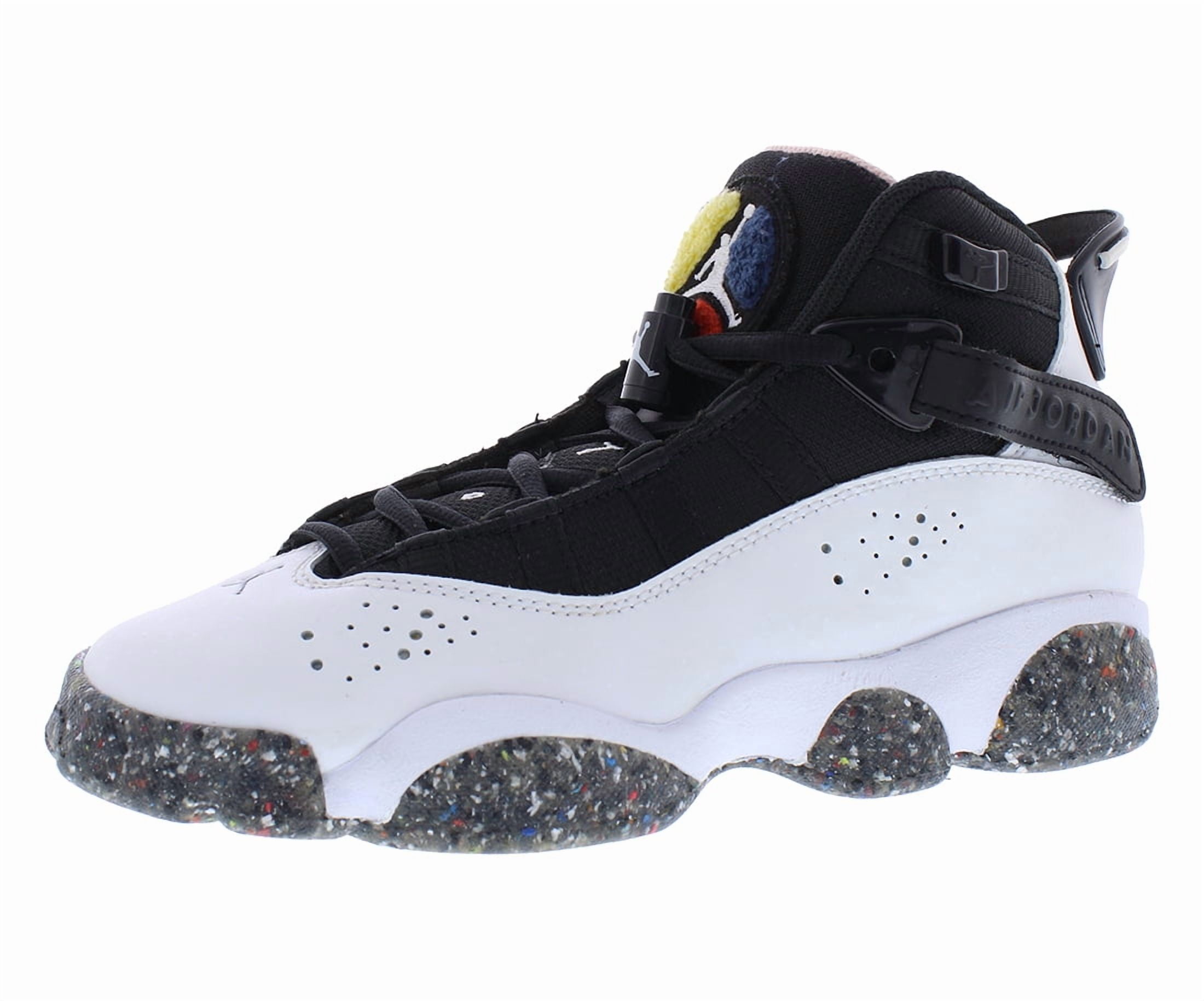 Nike Jordan Rings GS Boys Shoes Size Color: White/Black