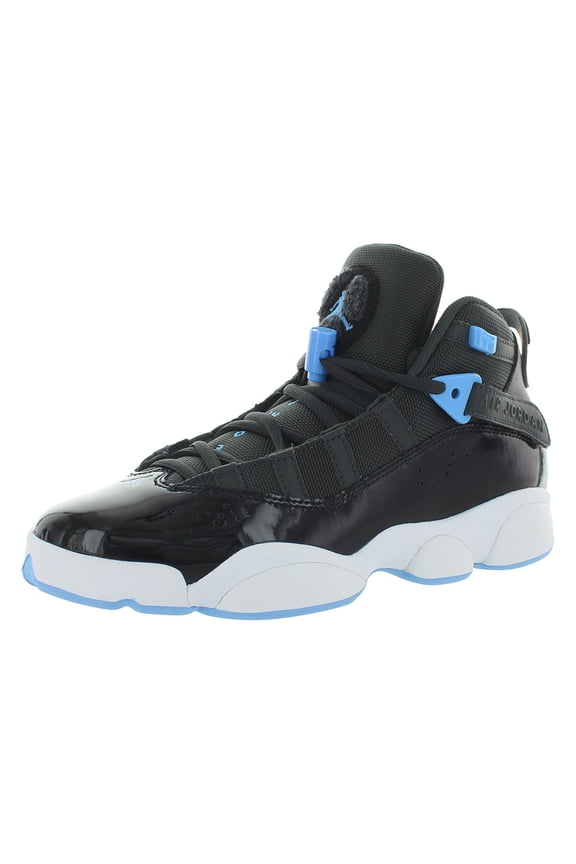 Jordan 6 Rings GS Boys Shoes Size 6, Color: Anthracite/University Blue