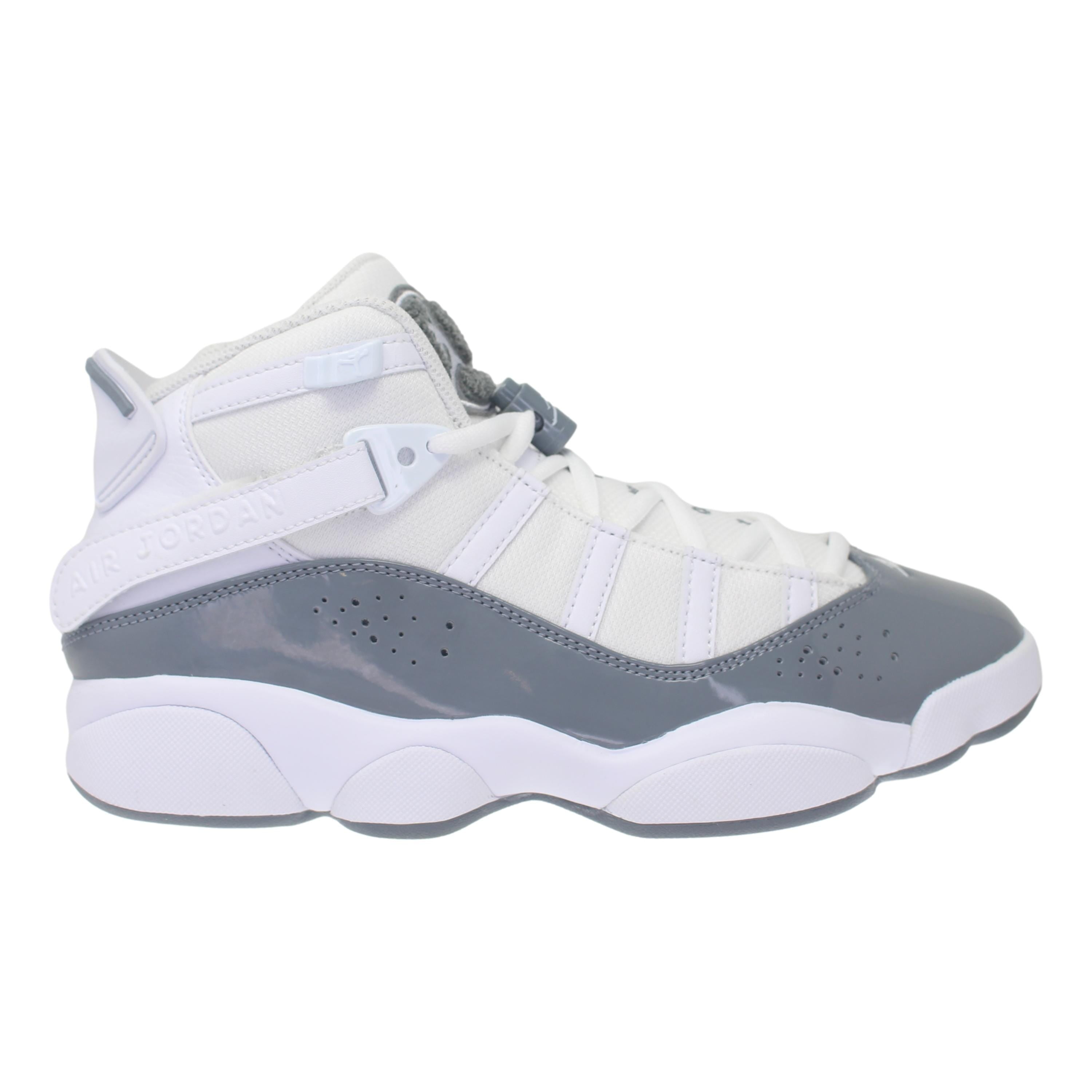 Nike Jordan 6 Rings White/Cool Grey-White 322992-121 Men's Size 8.5 ...