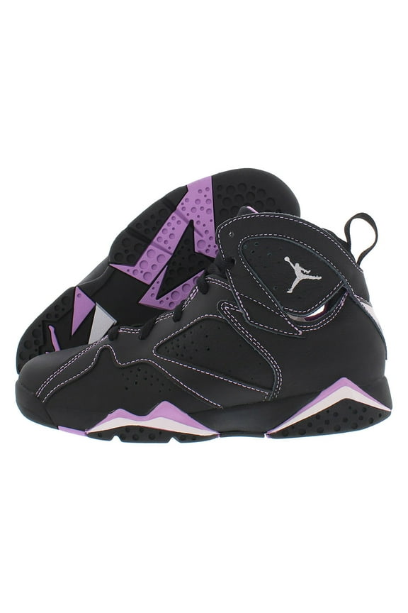 Little Kid's Jordan 7 Retro Black/Barely Grape (DV2257 055) - 3